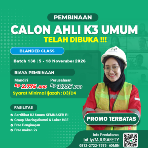 Ahli K3 Umum Sertifikasi Kemnaker RI